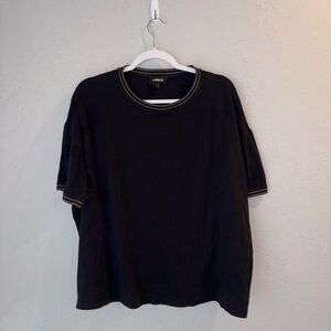 Express Black Short Sleeve Tee